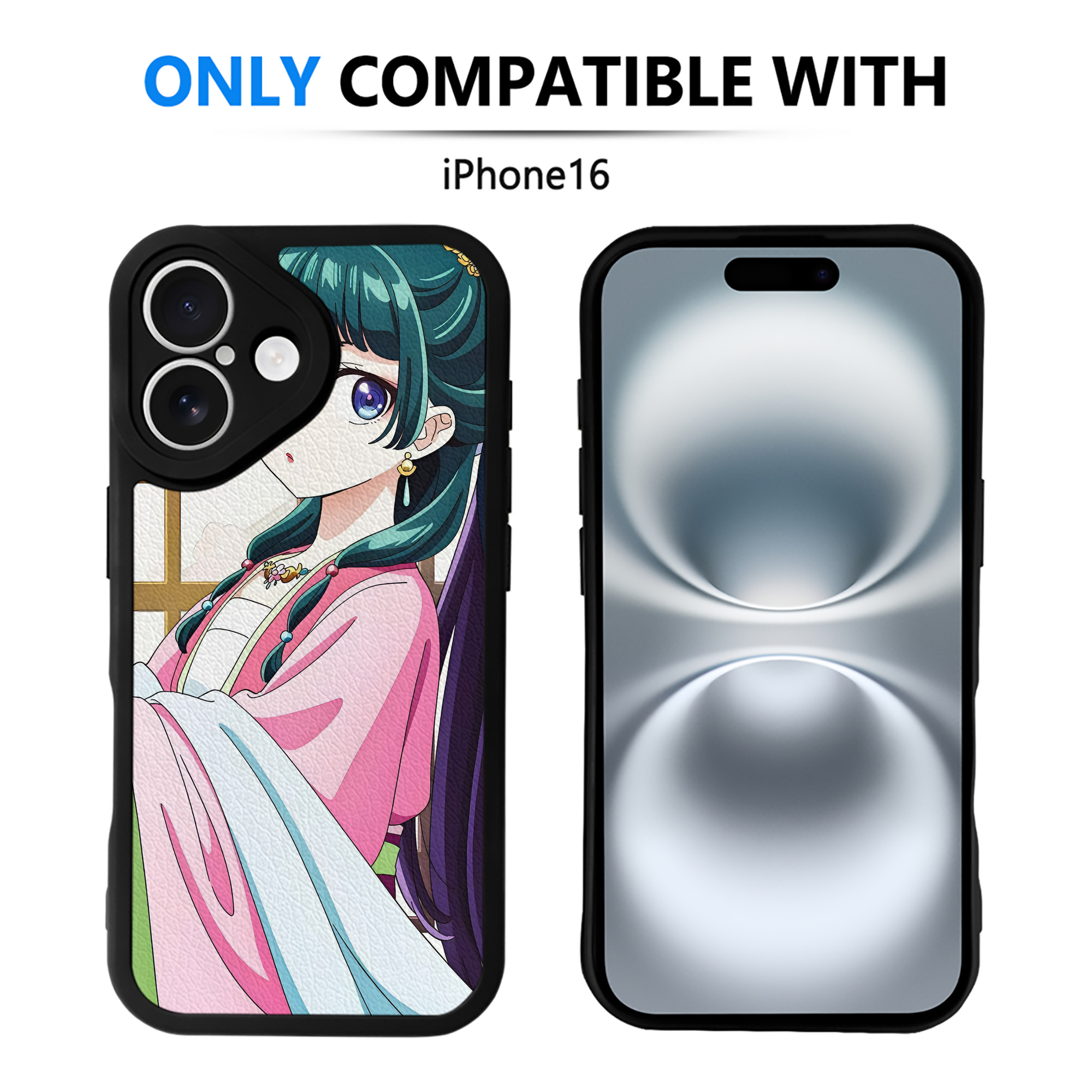 薬屋のひとりごと The Apothecary Diaries 【iPhone 16シリーズ対応】シリコンスマホケース（レザー調） 材質：シリコン